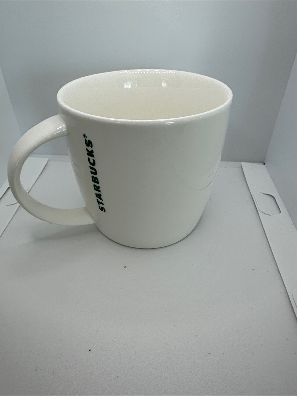 Starbucks White Ceramic Coffee Mug - Classic Branded Cup